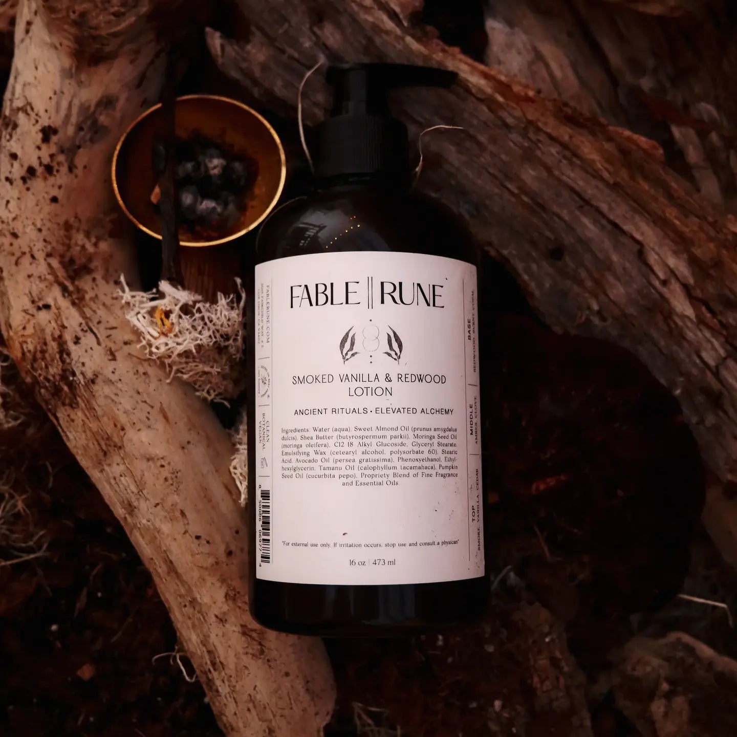 Body Lotion - Smoked Vanilla & Redwood - 16oz