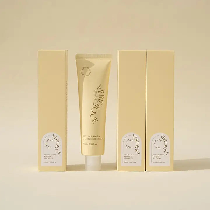 Vegan Cica Calendula Calming Gel Cream K Beauty