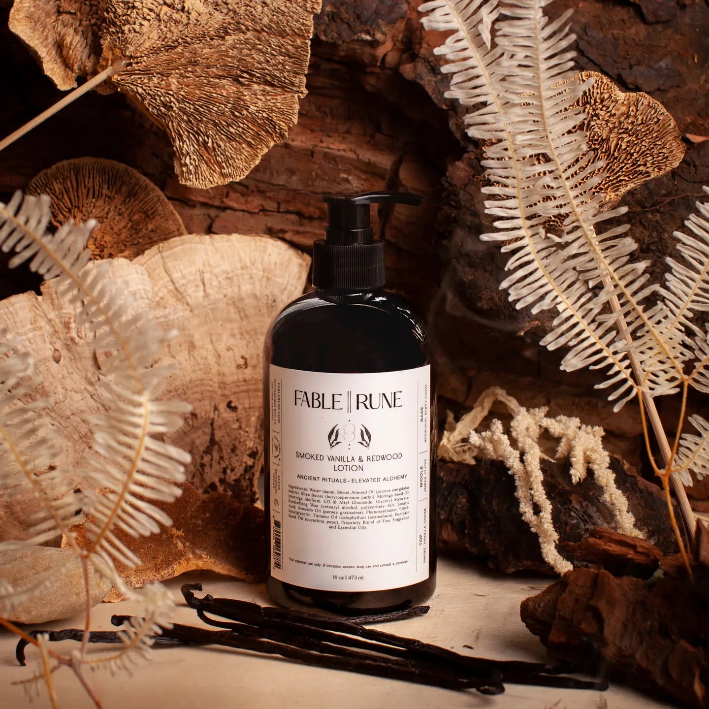 Body Lotion - Smoked Vanilla & Redwood - 16oz