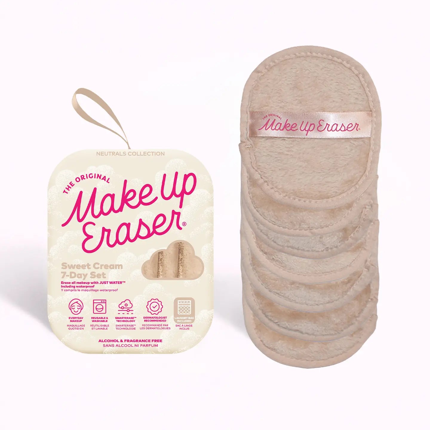 Sweet Cream 7 Day Makeup Eraser Set