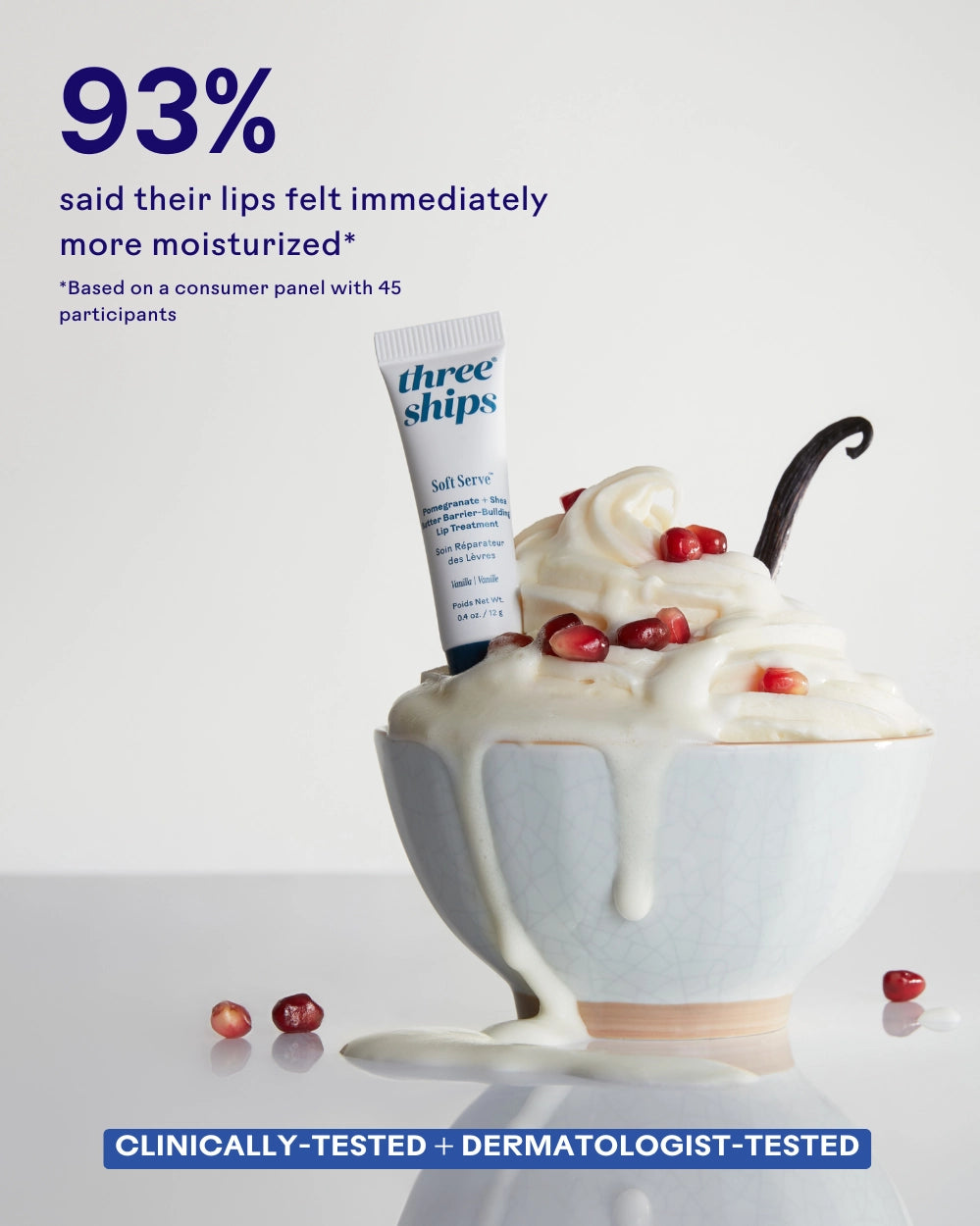 Softserve™ Pomegranate + Shea Butter Barrier-Building Lip Treatment