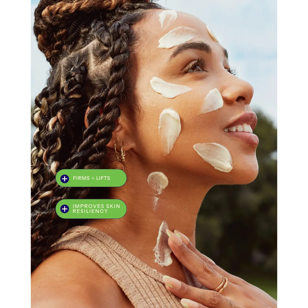 Firm Believer Goji Stem Cell + Pomegranate Smoothing Neck + Face Cream