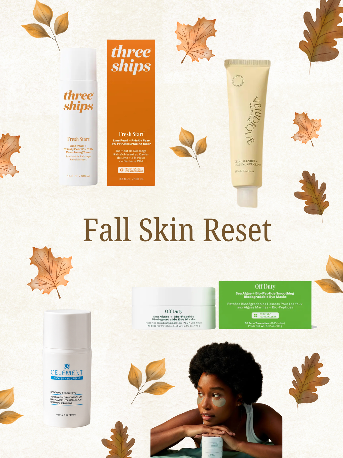 Fall Skin Reset skincare collection from Healthy Skin Spa