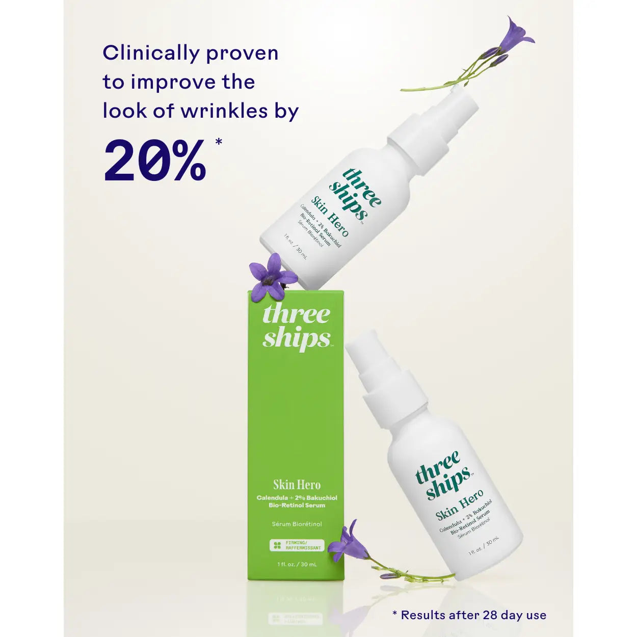 Skinhero™ Calendula + 2% Bakuchiol Bio-Retinol Serum