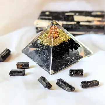 Orgonite Pyramid - Aura Cleansing, Emf Protection, Healing