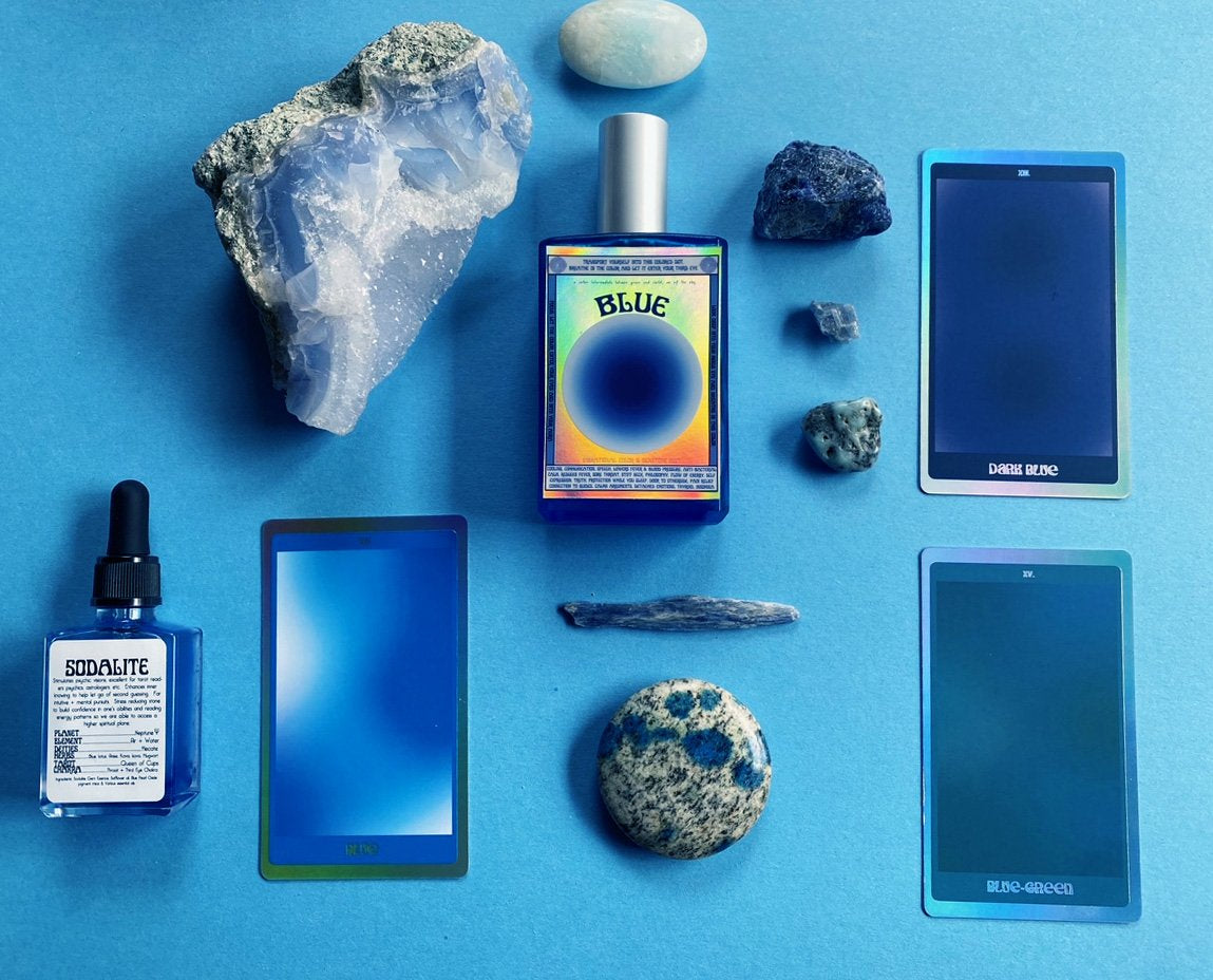 Blue Vibrational Color + Gemstone Mist