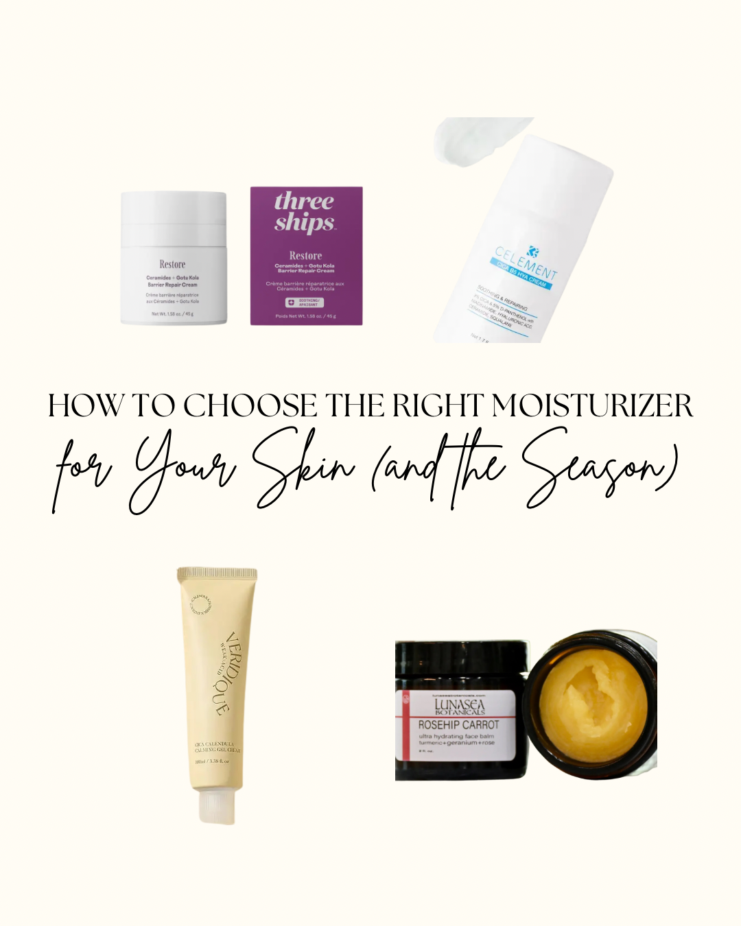 How to Choose the Right Moisturizer for Your Skin + Season Workshop | 03/11/2026 6pm-7:30pm