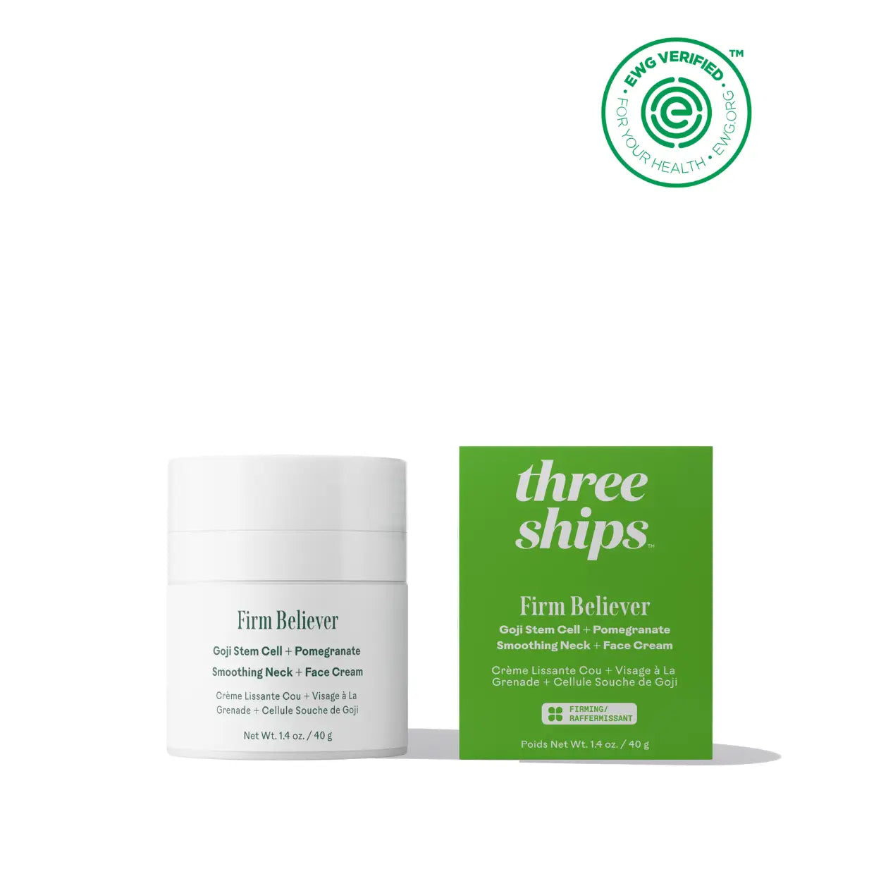 Firm Believer Goji Stem Cell + Pomegranate Smoothing Neck + Face Cream