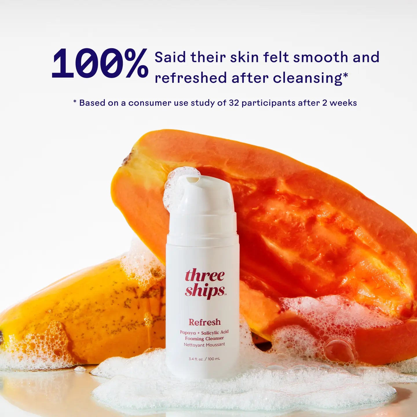 Refresh Papaya + Salicylic Acid Foaming Cleanser