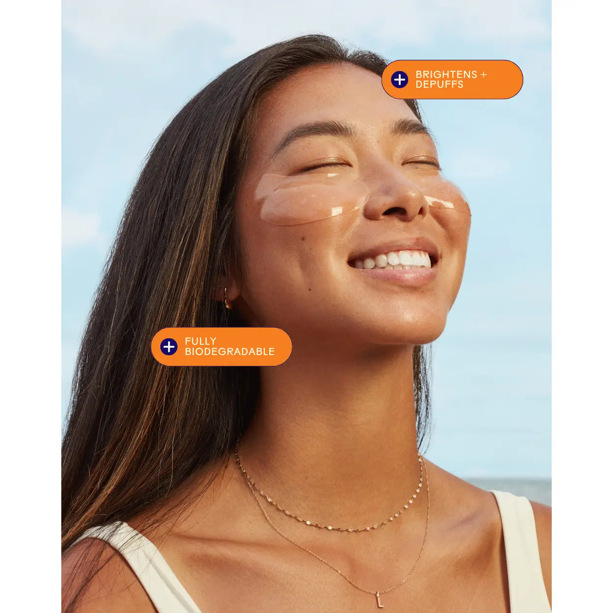 Brighter Days™ Red Algae + Avocado Biodegradable Eye Masks