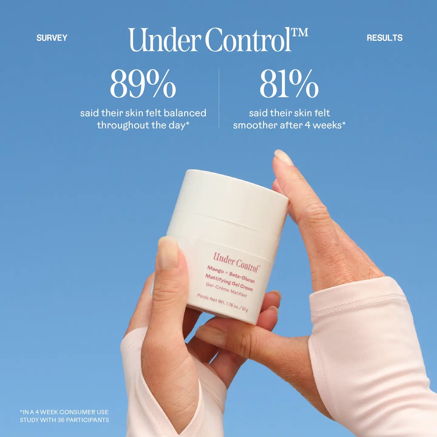 Under Control™ Mango + Beta-Glucan Mattifying Gel Cream