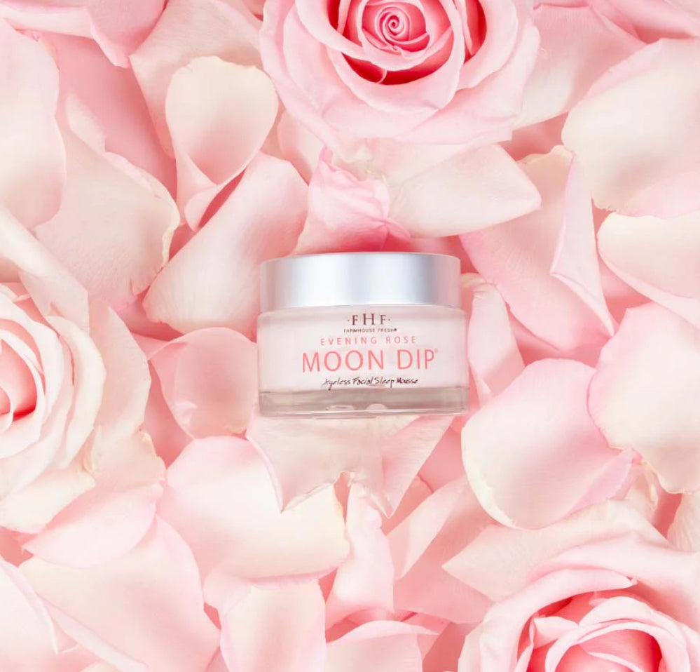 Evening Rose Moon Dip® Ageless Facial Sleep Mousse with Peptides + Retinol