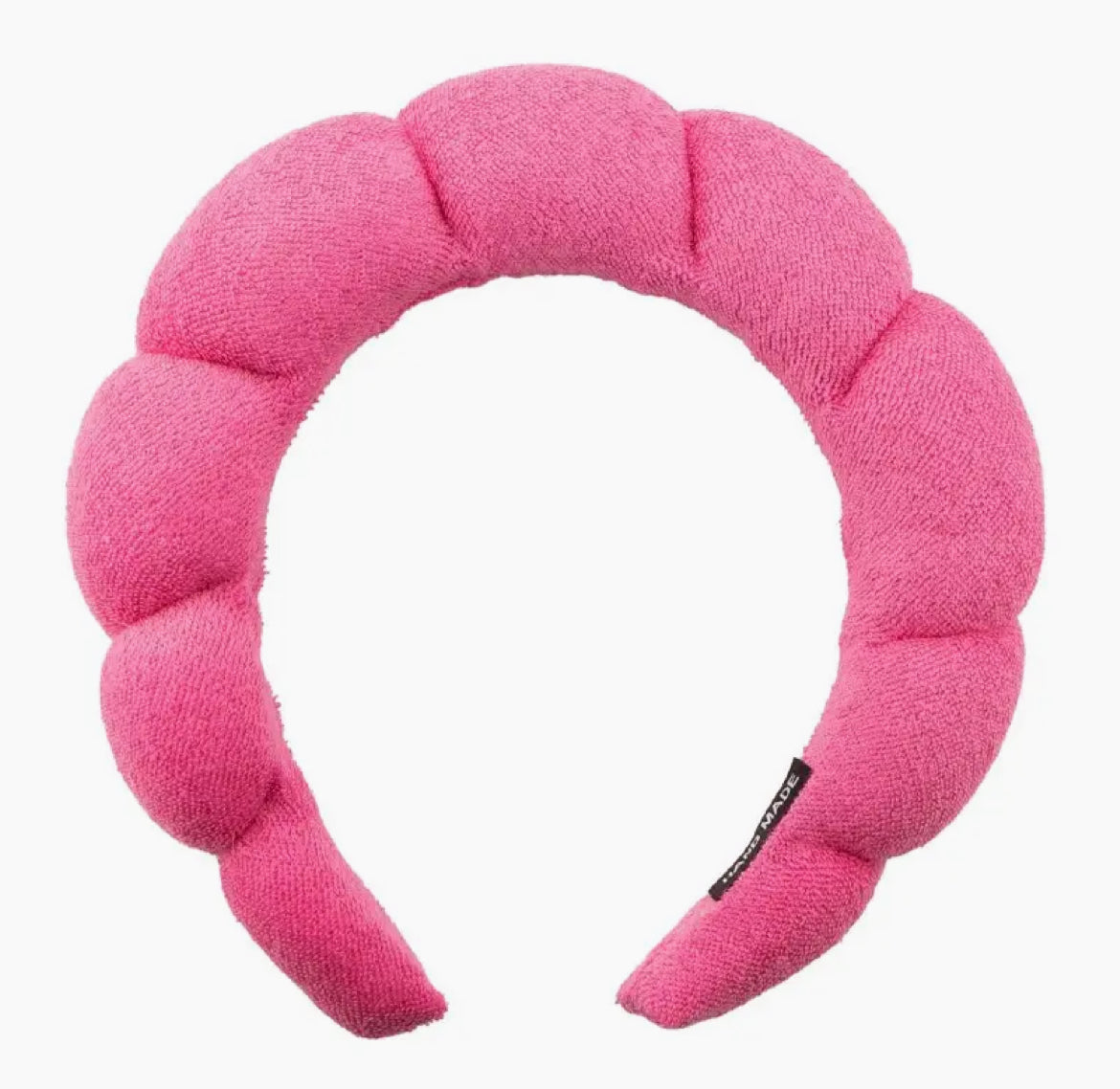 Hot Pink Spa Headband & Wristband Set