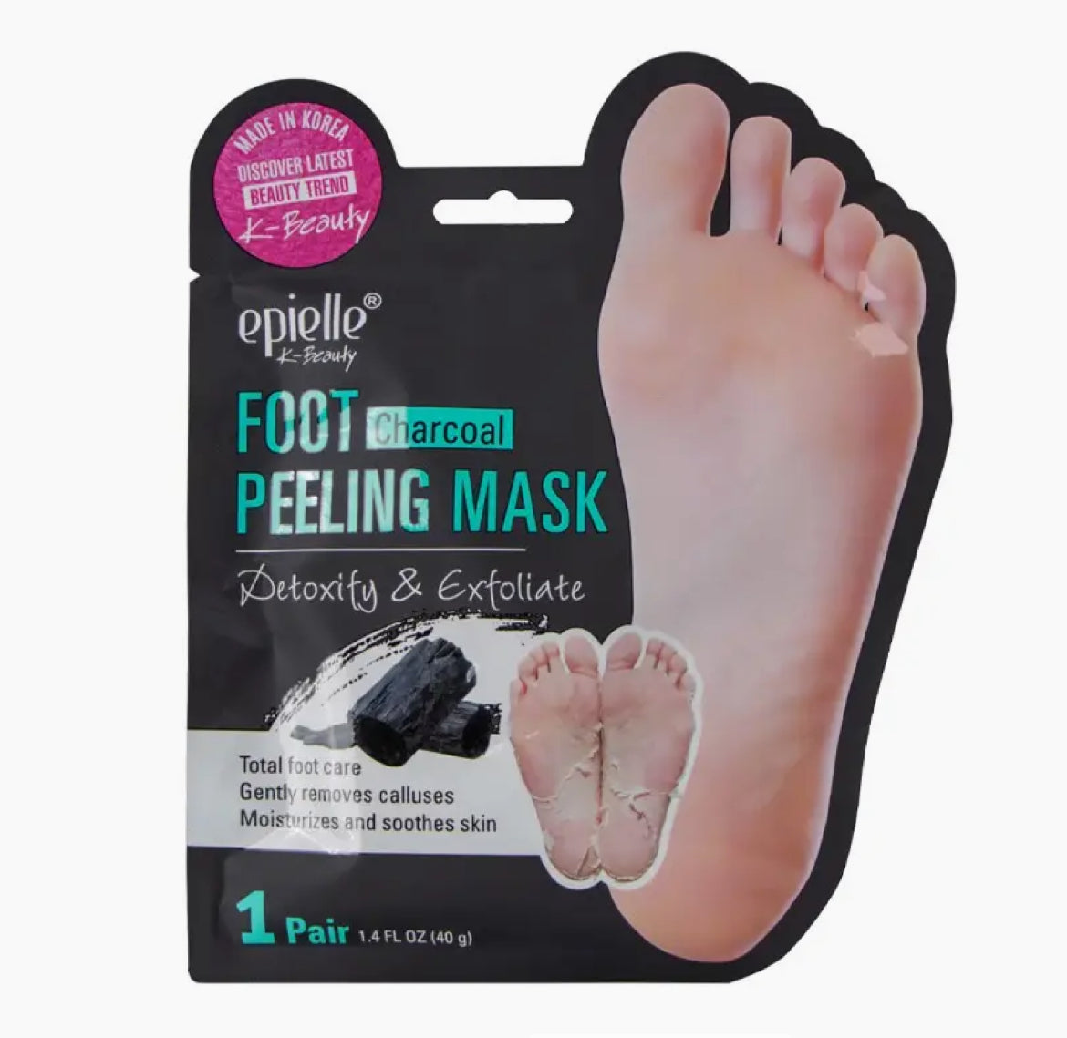 Charcoal Foot Peeling Mask