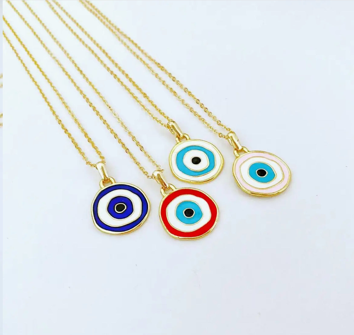 Gold Nazar “Evil Eye” Necklace