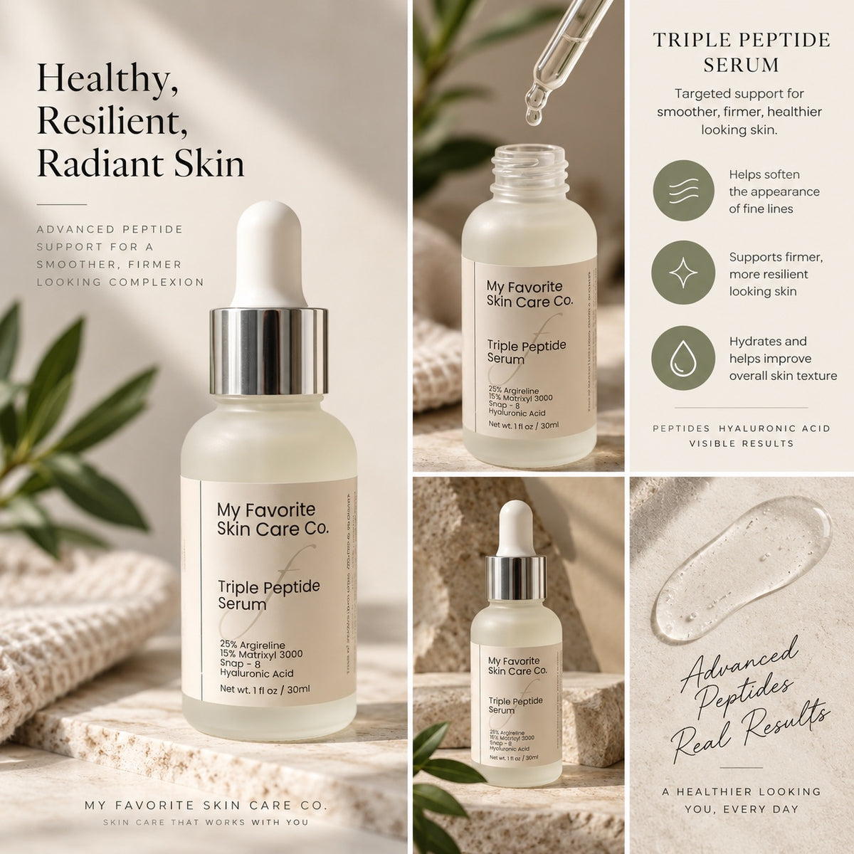 Triple Peptide Serum benefits